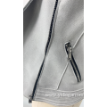 Women's Grey Faux Suede Jacket